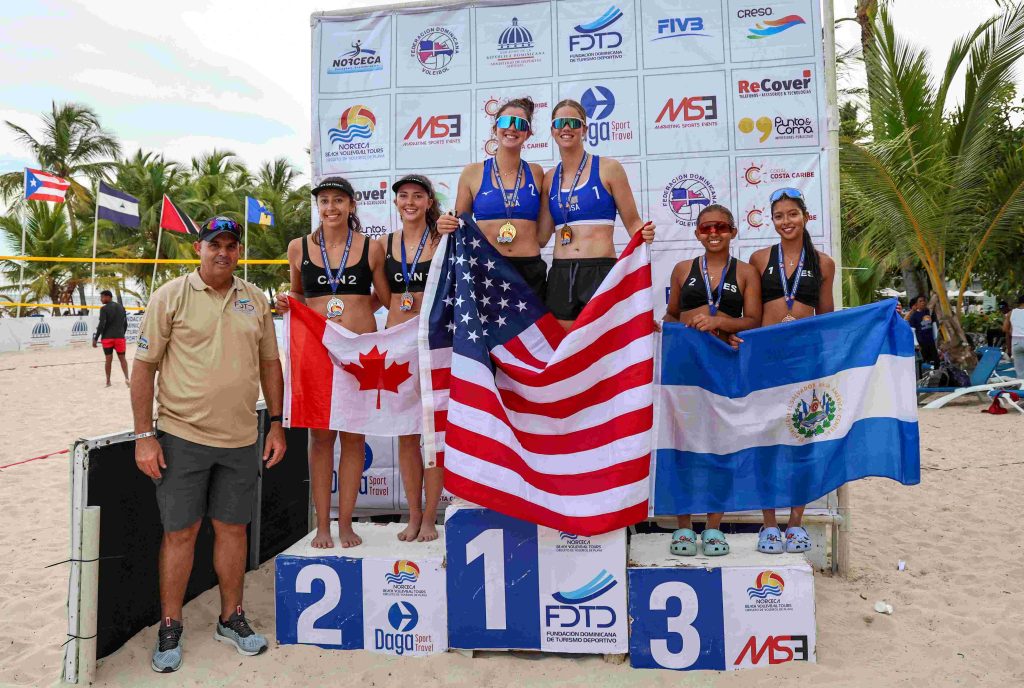 U.S. Duo Leach/McCanna Capture Girls’ Gold at NORCECA U18 Qualifier