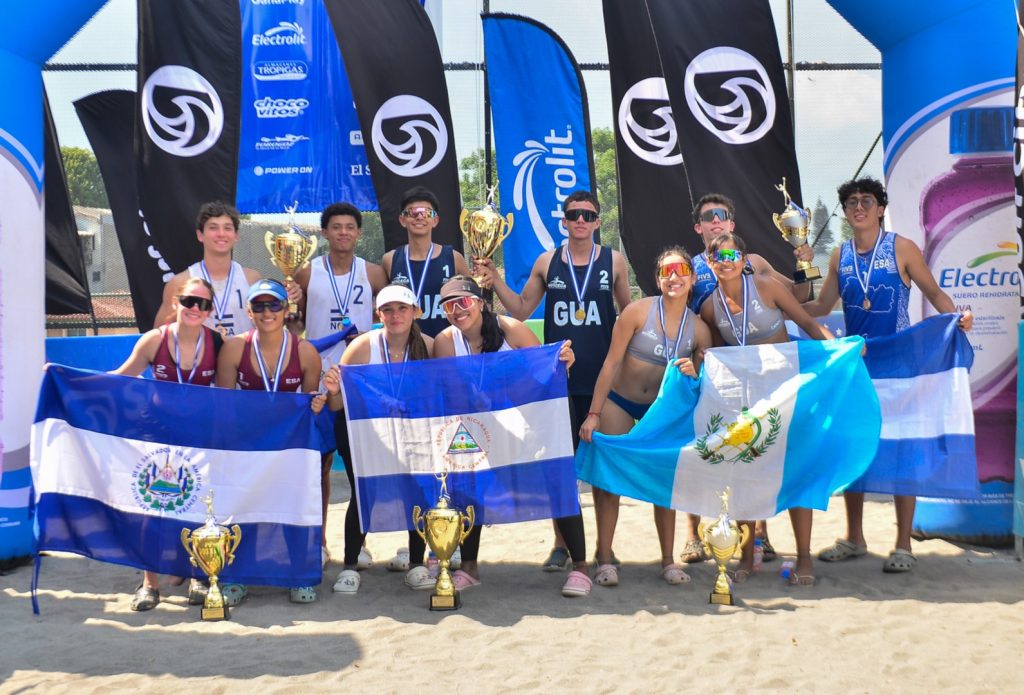 Guatemala and Nicaragua Prevail at the IV Central American U-19 Beach Volleyball Championship