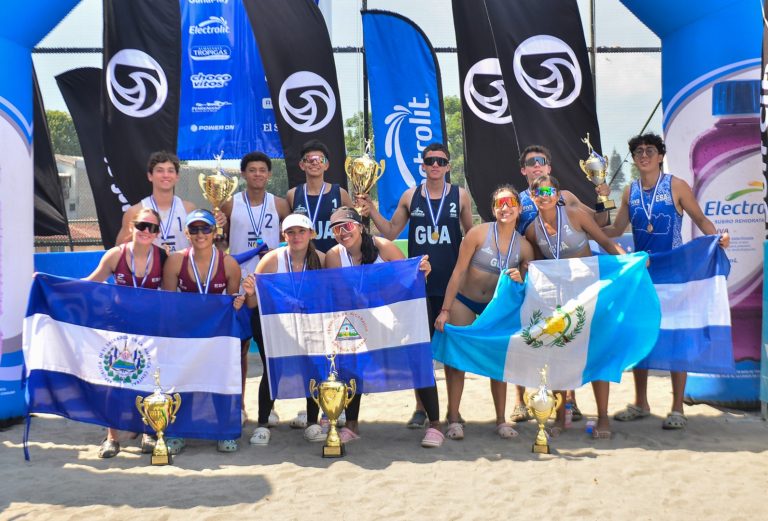Guatemala and Nicaragua Prevail at the IV Central American U-19 Beach Volleyball Championship