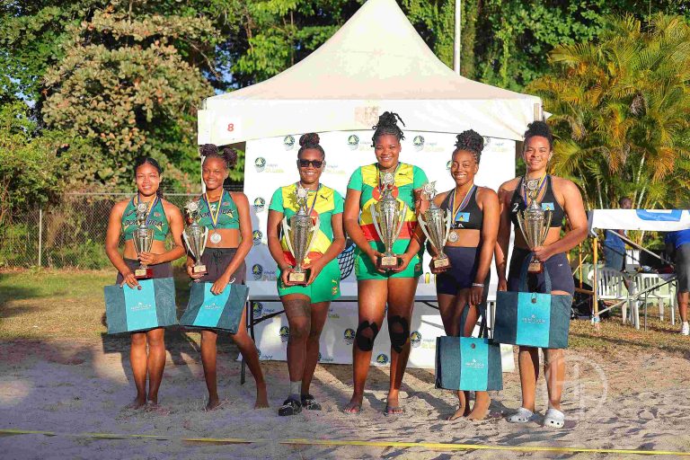 Grenada Women Champions at 2026 ECVA Senior Beach Volleyball Women Championship