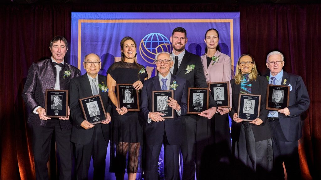 Volleyball and Beach Volleyball legends and leaders inducted into International Volleyball Hall of Fame