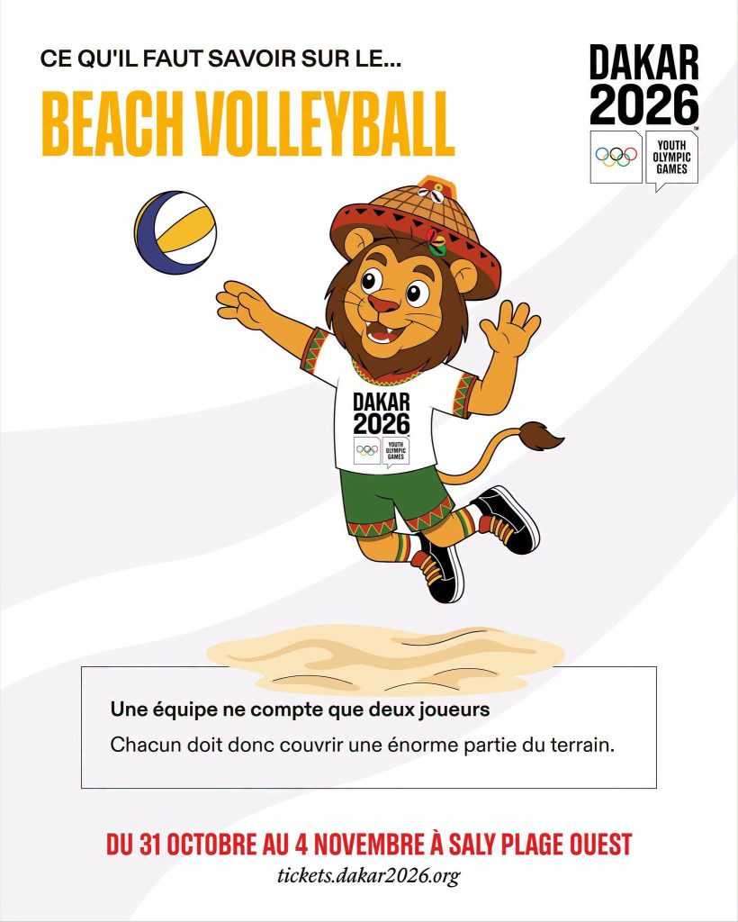 Eight NORCECA Duos to Compete in Beach Volleyball at Dakar 2026 Youth Olympic Games